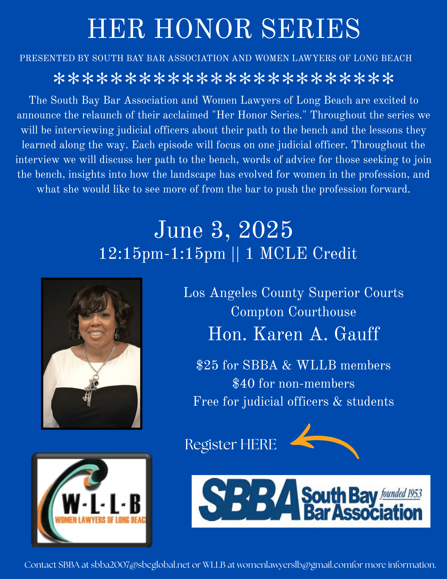 June 3 Her Honor Series